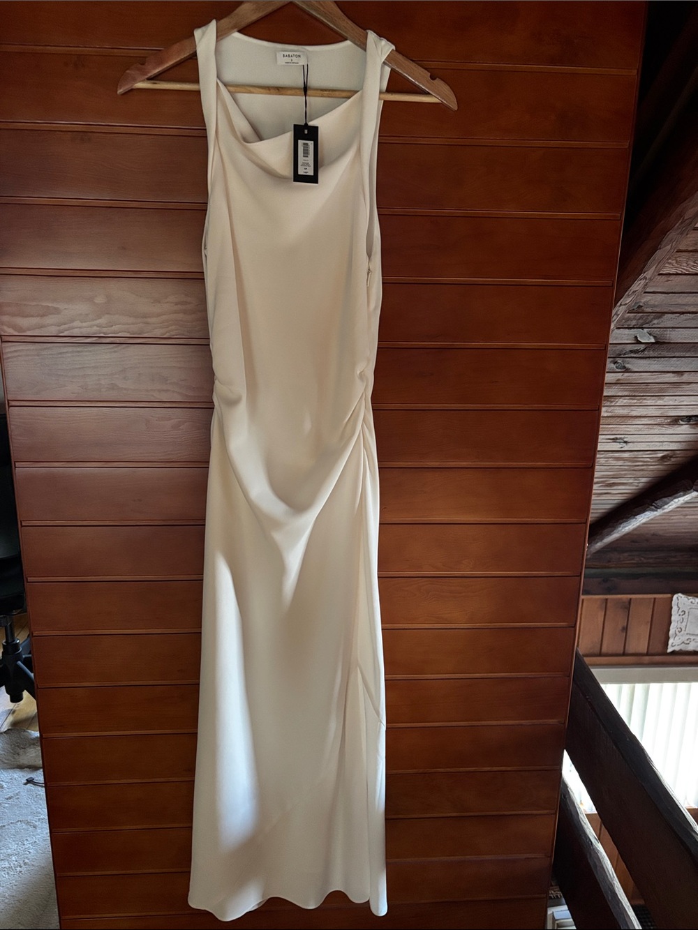 Aritzia Babaton Account White Midi Dress